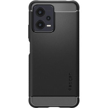 Spigen Гръб Spigen Rugged Armor за Xiaomi Redmi Note 12 5G/ POCO X5 5G - Черен