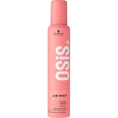 Schwarzkopf Osis+ Air Whip Flexible Mousse lehká fixační pěna na vlasy 200 ml – Zbozi.Blesk.cz