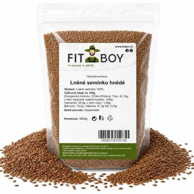 FITBOY Lněné semínko hnědé 5000 g