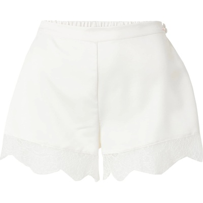 Hunkemöller Панталон пижама 'Camille' бяло, размер M