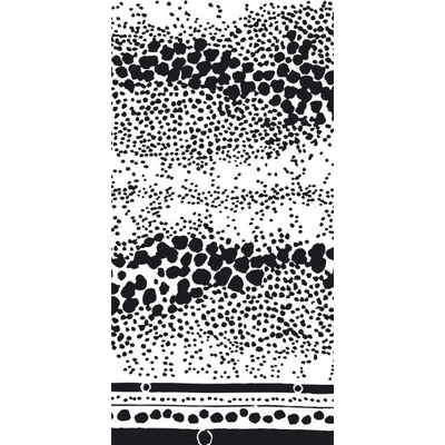 Dimex S-389 vliesová fototapeta na zeď Black Dots rozměry 110 x 220 cm