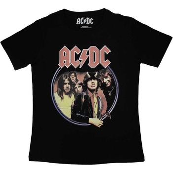 AC/DC Highway To Hell Circle Black M Дамски Риза (ACDCTS104LB02)