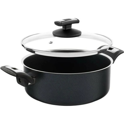 KOLIMAX Kastrol COMFORT BLACK s poklicí 22 cm 3.0 l