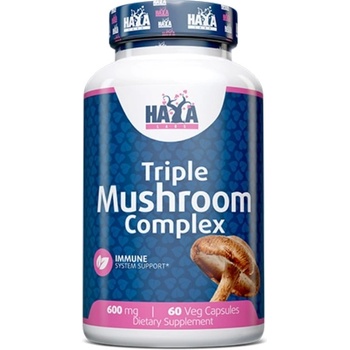 Haya Labs Triple Mushroom Complex, 60 капсули, Haya Labs