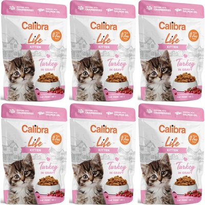 Calibra Life Kitten Turkey gravy 6 x 85 g