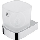 Nimco Nikau Pohárik na kefy a pastu s držiakom, matné sklo/chróm NK 30058C-26