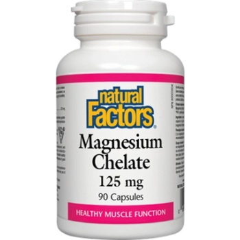 Image 1 of Natural Factors Magnesium Chelate 125 mg [90 капсули]