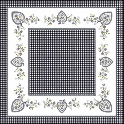 4sleep Ubrus srdce folk 75x75cm