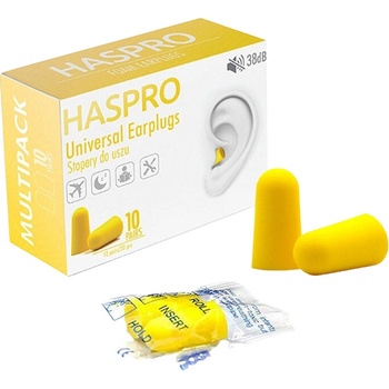 HASPRO MULTI10 štuple do uší, žlté
