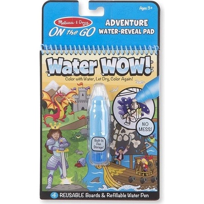 Melissa & Doug - Книжка за оцветяване на водна основа - Приключения