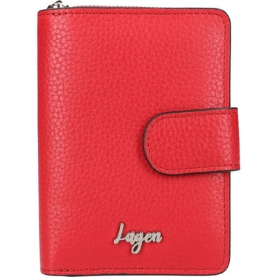 Lagen střední kožená peněženka červená BLC-5584-red