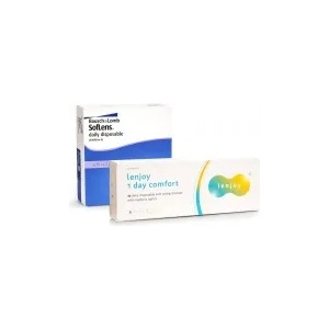 Bausch & Lomb SofLens Daily Disposable (90 лещи) + Lenjoy 1 Day Comfort (10 лещи)