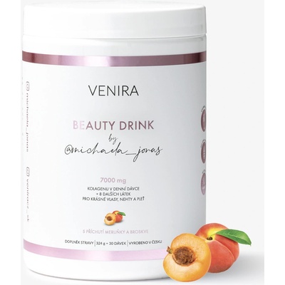 Venira Beauty drink by @michaela_jonas meruňka a broskev 324 g