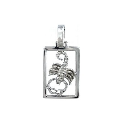 Infinitysilver Stříbrný přívěsek znamení štír v rámečku 441105 stír