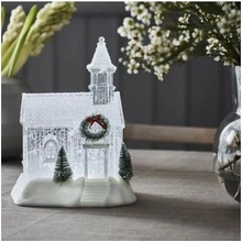 Markslöjd Dekorace kostel CHAPELLE 3x LED 0,5 W bílá-transp. 23 x 17 x 14 cm