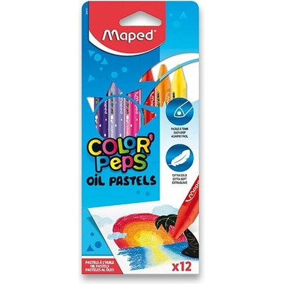 Maped Color'Peps olejové pastely 12 barev