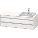 Duravit Ketho - Шкафче за умивалник 50x140x55 см, дясно, 4 чекмеджета, лъскаво бяло KT6757R2222 (KT6757R2222)