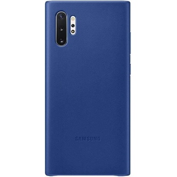 Samsung Leather Cover EF-VN975LLEGWW - оригинален кожен калъф (естествена кожа) за Samsung Note 10 Plus (син)