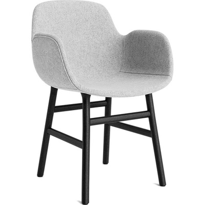 Normann Copenhagen Form Armchair svetlosivá / čierna
