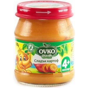 Bebelan Зеленчуково пюре Bebelan Puree - Сладък картоф, 100 g (18253)