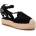 XTI 130330 Wedge Espadrilles - Black (Black)