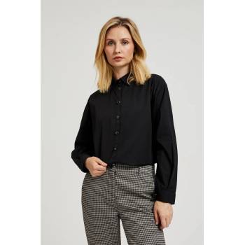 Moodo Гладка черна риза с дълъг ръкав Moodo Moodo | Cheren | ЖЕНИ | XS