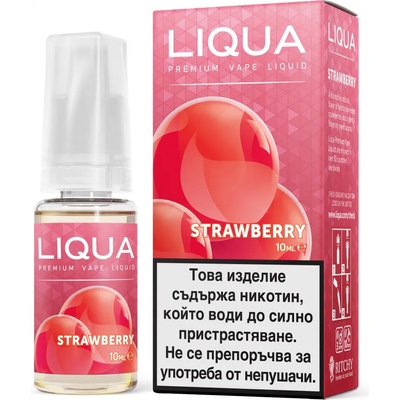 никотинова течност Liqua Elements - Strawberry 18мг
