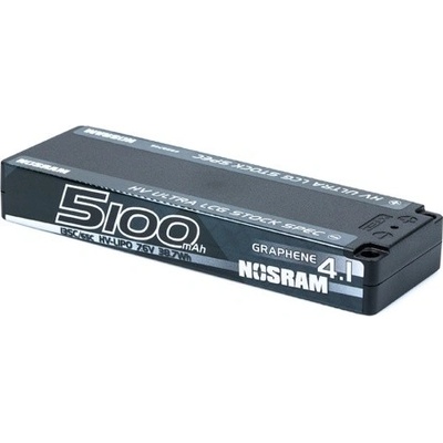 NOSRAM HV LCG ULTRA Stock Spec GRAPHENE-4.1 5100mAh Hardcase Akku 7.6V LiPo 135C/65C – Zboží Dáma