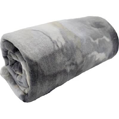 Jahu Sivá fleecová deka Marble 150x200