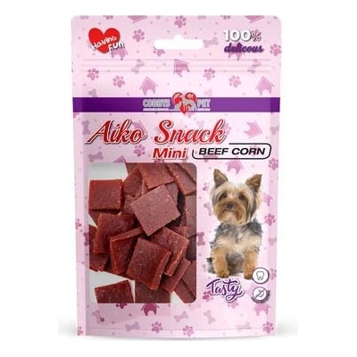 Cobbys Pet Aiko Snack Mini Beef Corns malé hovädzie kúsky 50 g