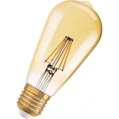 Osram LED žárovka 1906 Edison 22, E27, 2,5 W, 220 lm, 2400 K, jantarová
