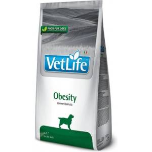 Farmina Vet Life Obesity - пълноценна диетична храна за кучета, за намаляване на наднормено тегло и регулиране на приема на глюкоза (Diabetes mellitus) - 12 кг, Италия - PVT120009S
