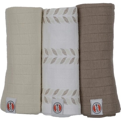 Lodger Swaddler Solid Matcha 70 x 70 Birch 3 ks