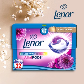 Lenor Универсални капсули за пране Lenor Color Pods 22бр (3446)
