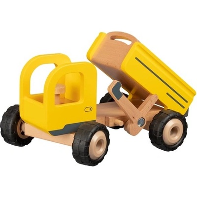 Goki Auto Dřevěný náklaďák s gumovými koly