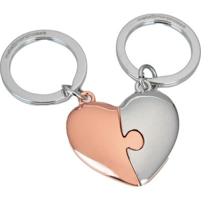 Metalmorphose Ключодържател Сърце пъзел Metalmorphose MTM304-01 (MTM304-01)