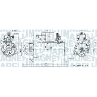 Startér MAGNETI MARELLI 063721411010