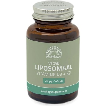 Image 1 of Mattisson Healthstyle Liposomal Vitamin D3 + K2 [60 капсули]