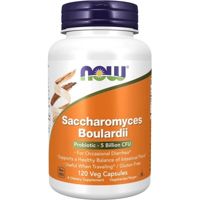 Now Foods Sacharomyces Boulardi 120 kapslí