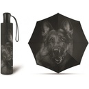 Happy rain Pes deštník automatický černý