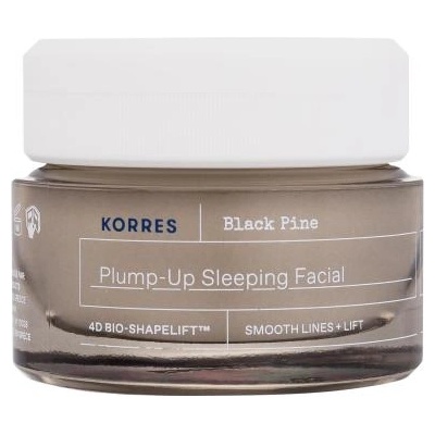 KORRES Black Pine Plump-Up Sleeping Facial подмладяващ нощен крем за лице 40 ml за жени