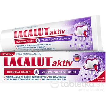 Lacalut Aktiv na ochranu ďasien a zdravú zubnú sklovinu 75 ml