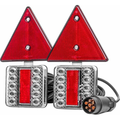 Sada LED zadních sdružených světel na přívěsný vozík, AMIO – Zboží Mobilmania
