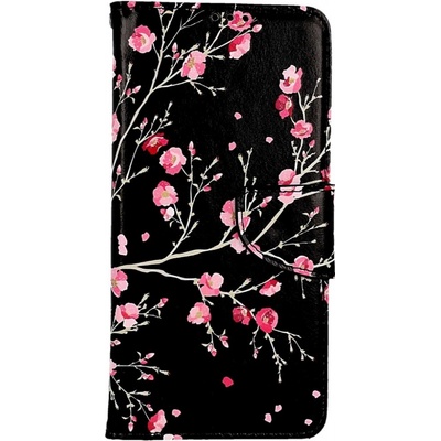 Pouzdro TopQ Xiaomi Redmi Note 12S knížkové Noční květy
