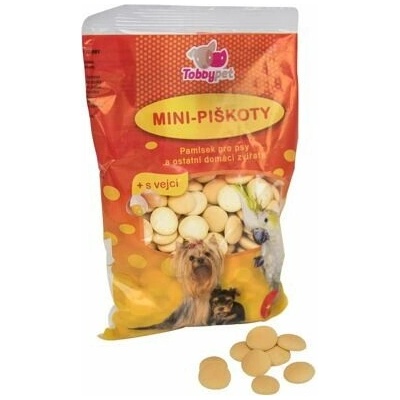 TOBBY Tobby Pet MINI PIŠKOTY pre zvieratá 120 g