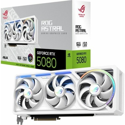 Asus ROG ASTRAL GeForce RTX 5080 WHITE 16GB GDDR7 90YV0LV5-M0NA00