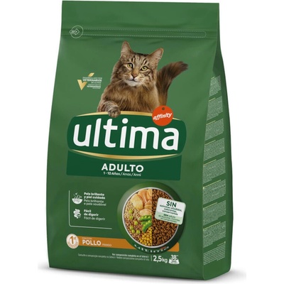 Ultima Cat Adult kuřecí 2 x 2,5 kg