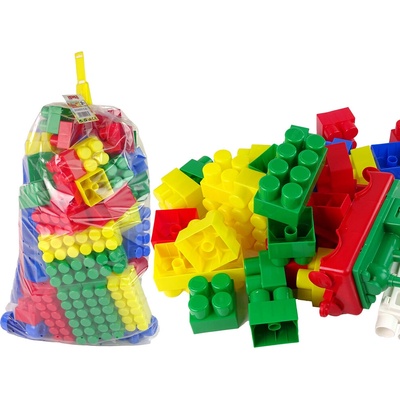 mamido Farebné stavebné kocky K3 veľké 140 ks