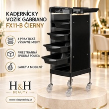 GABBIANO KADERNÍCKY VOZÍK FX11-B ČIERNY