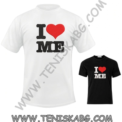 Fruit of the Loom Тениска - Принт бродерия I love me